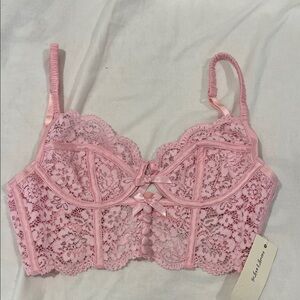 For Love and Lemons Women's Pink Lace lingerie